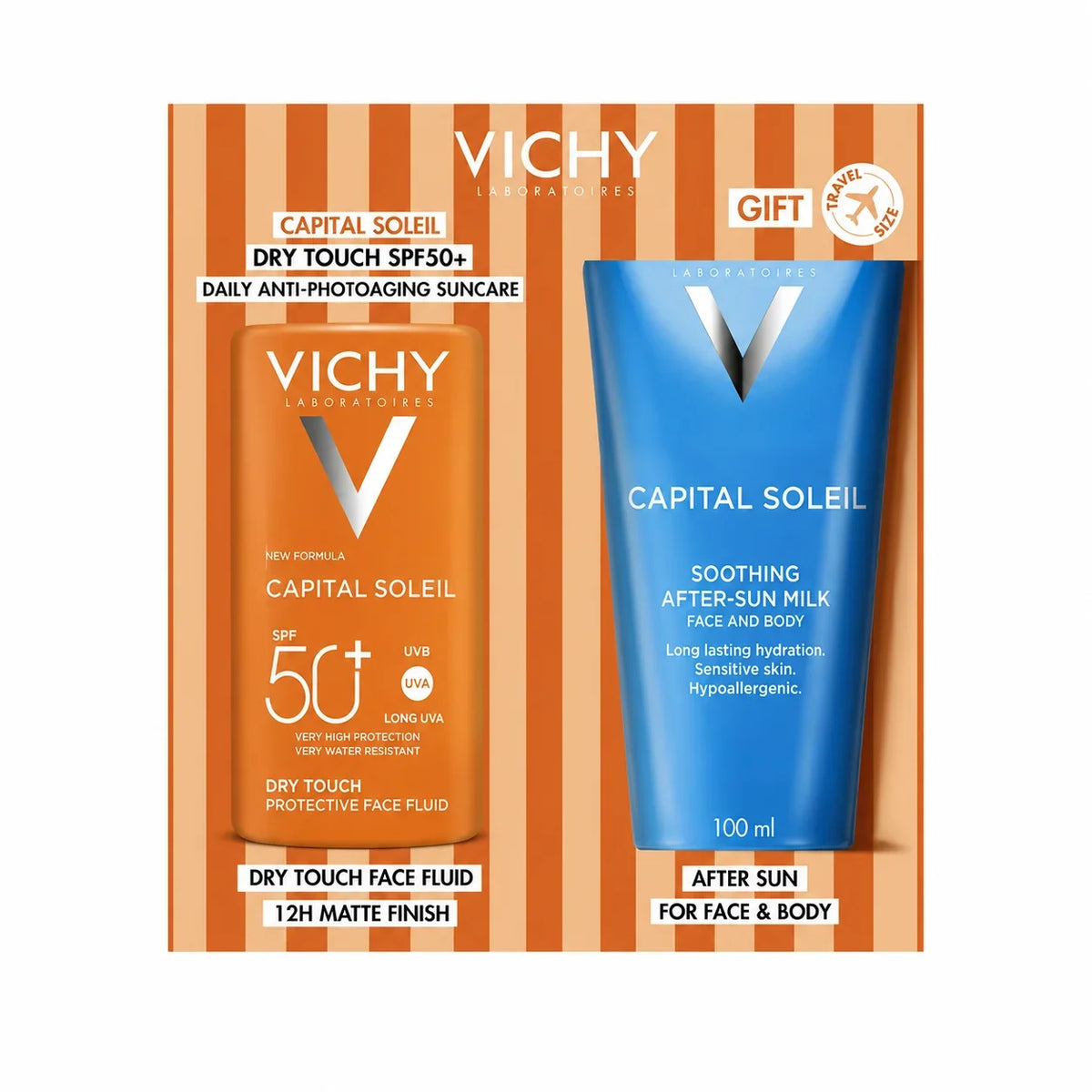 Vichy - Capital Soleil Dry Touch Face Sunscreen Cream SPF50+ Gift Set