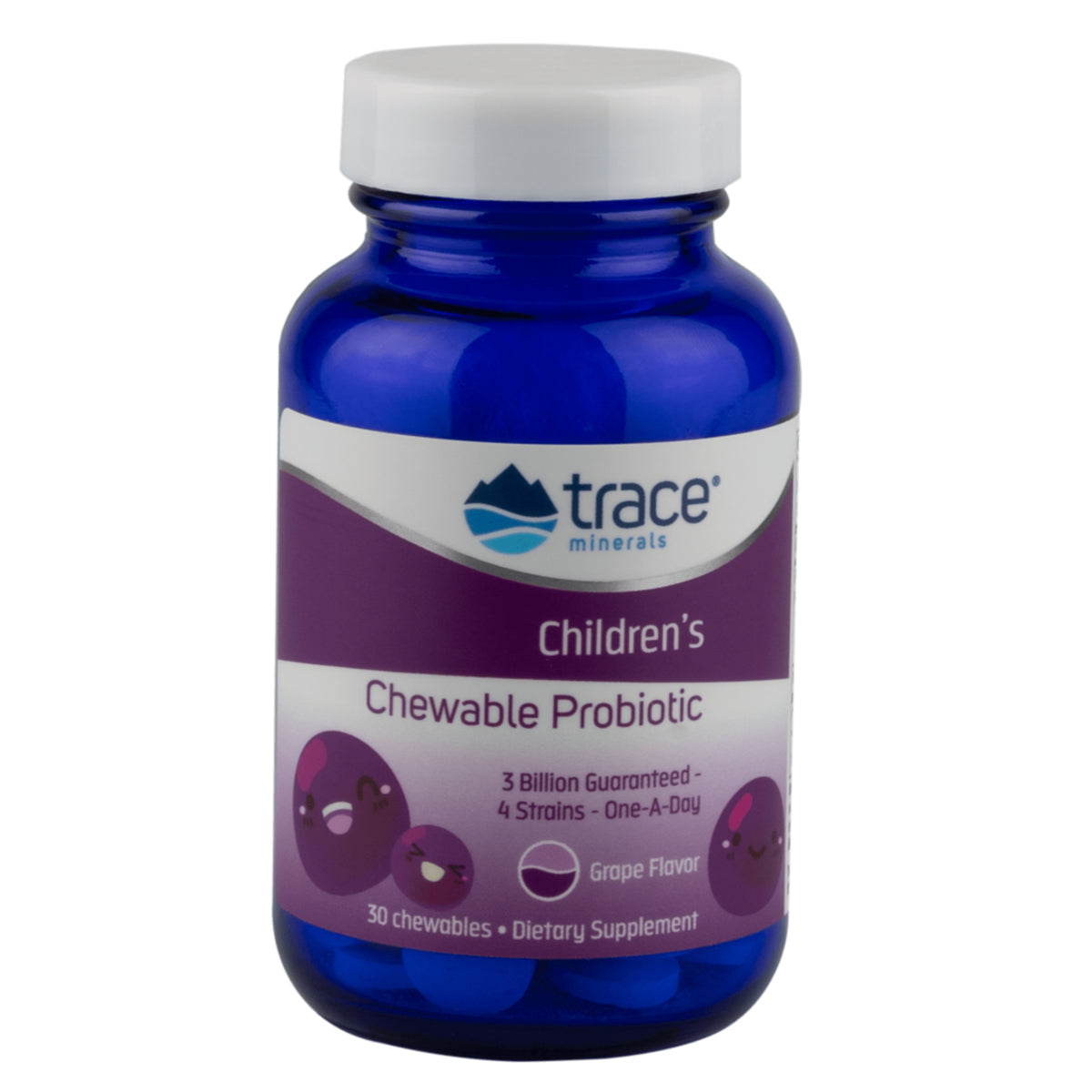 Trace Minerals - Children's Chewable Probiotic 3 Billion 30 Chewables - GOLDFARMACI