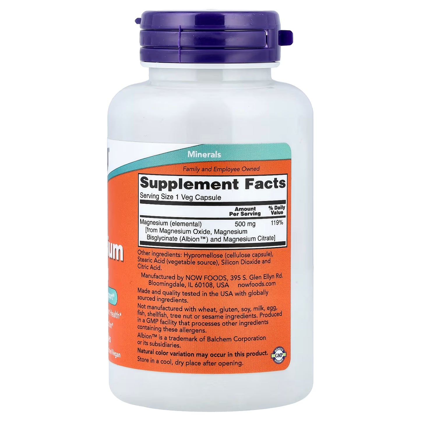NOW - Magnesium 500 mg