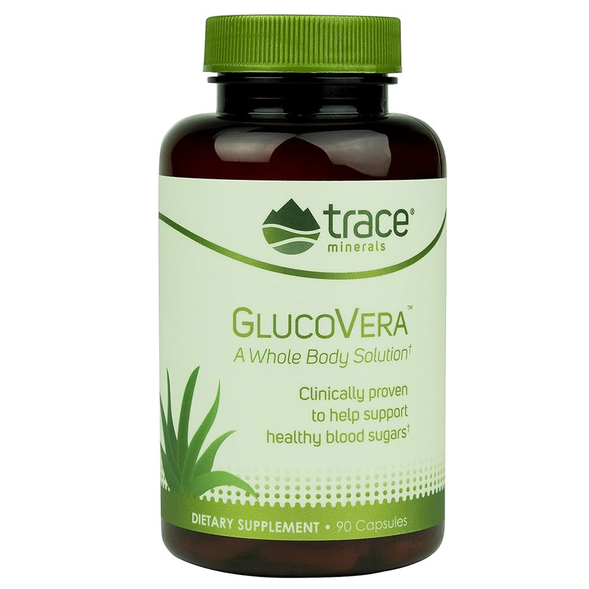 Trace Minerals - GlucoVera 90 Capsules - GOLDFARMACI