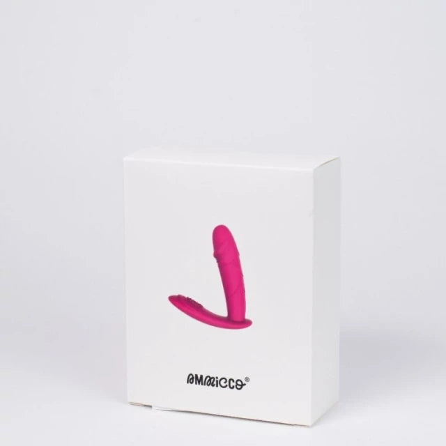 Ammicco - Pink Class Remote Rechargeable Dual Stimulation Vibrator