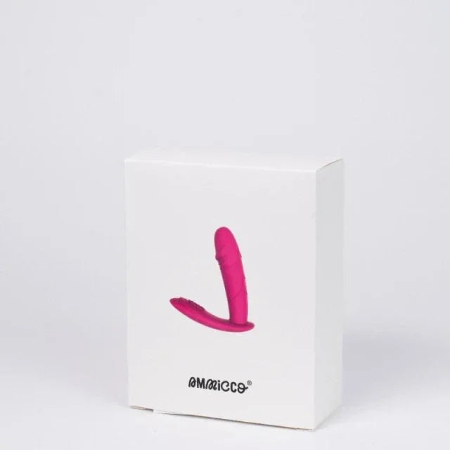 Ammicco - Pink Class Remote Rechargeable Dual Stimulation Vibrator