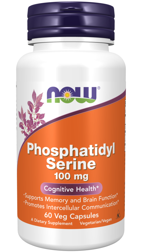NOW Phosphatidyl Serine 100 mg - 60 Veg Capsules