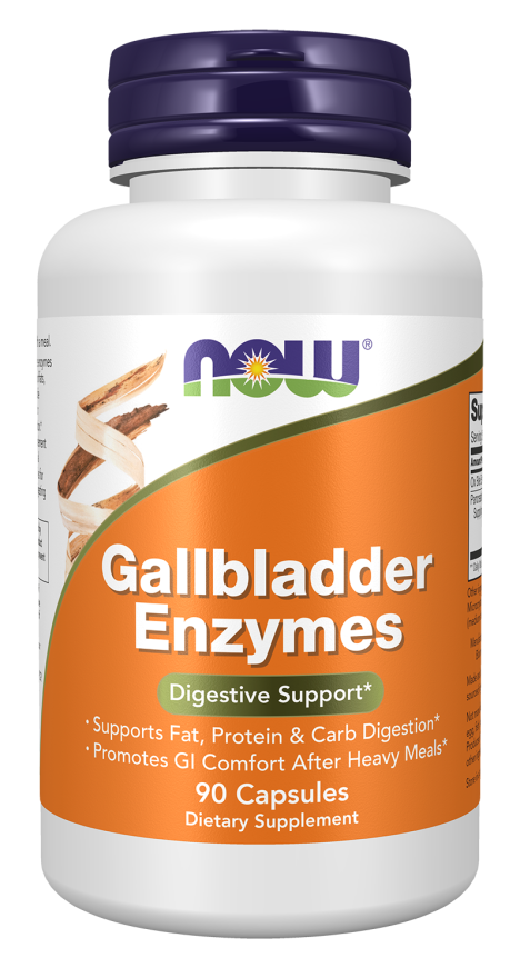 NOW Gallbladder Enzymes - 90 Capsules