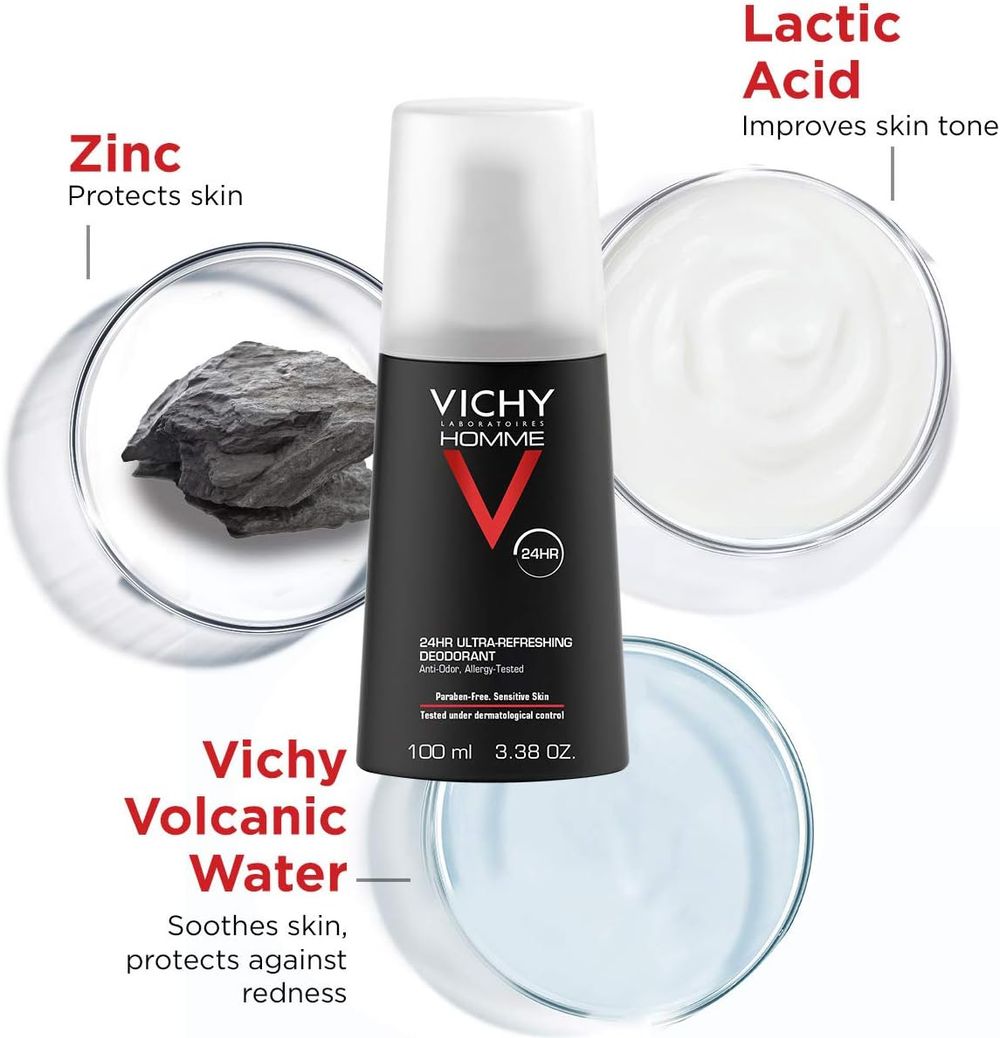 Vichy Homme 24h Ultra-Fresh Deodorant Spray