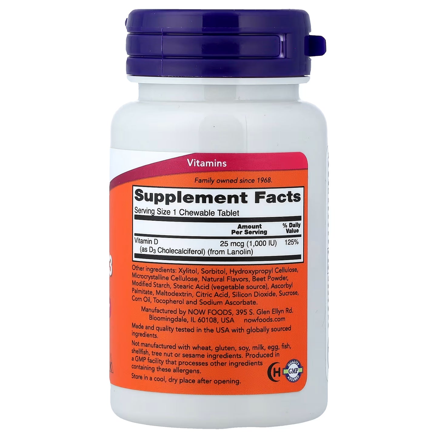 NOW - Vitamin D3 Gummies 1000 IU