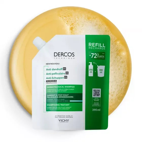 Vichy - Dercos Anti-Dandruff Shampoo for Normal to Oily Hair (Rimbushes)