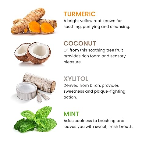 Himalaya - Botanique Whitening Antiplaque Toothpaste Turmeric + Coconut Oil