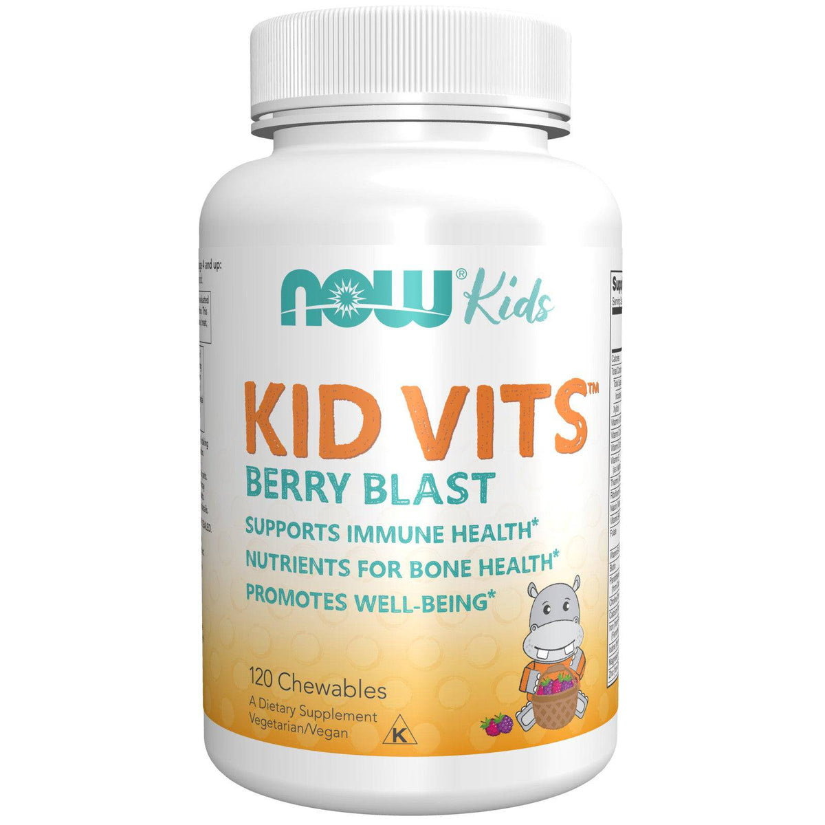 NOW Kids Kid Vits Berry Blast – 120 Chewables
