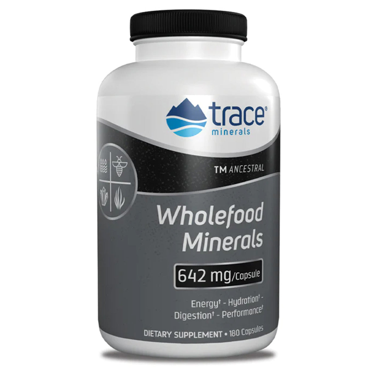 Trace Minerals - Wholefood Minerals 180 Capsules - GOLDFARMACI