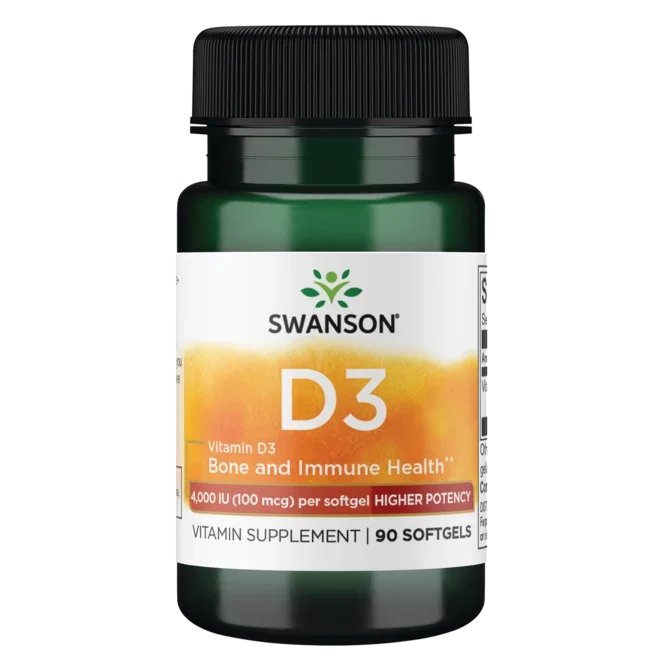 Swanson - Vitamin D3 4000 IU
