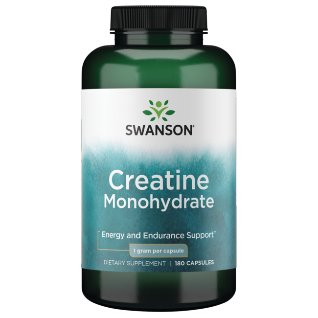 Swanson - Creatine Monohydrate 1000mg