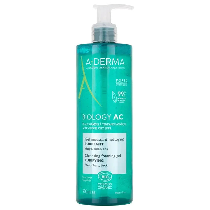 A-Derma - Biology AC Foaming Gel Cleanser - GOLDFARMACI