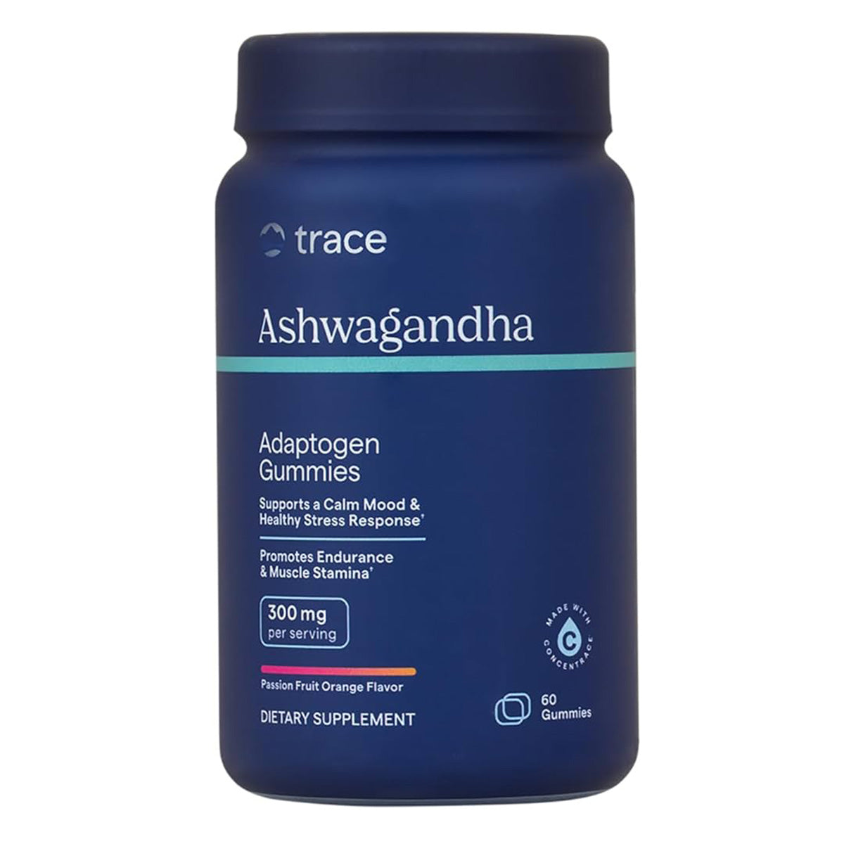 Trace Minerals - Ashwagandha 300 mg + Vitamin D3 1000 IU Gummies 60 Gummies - GOLDFARMACI