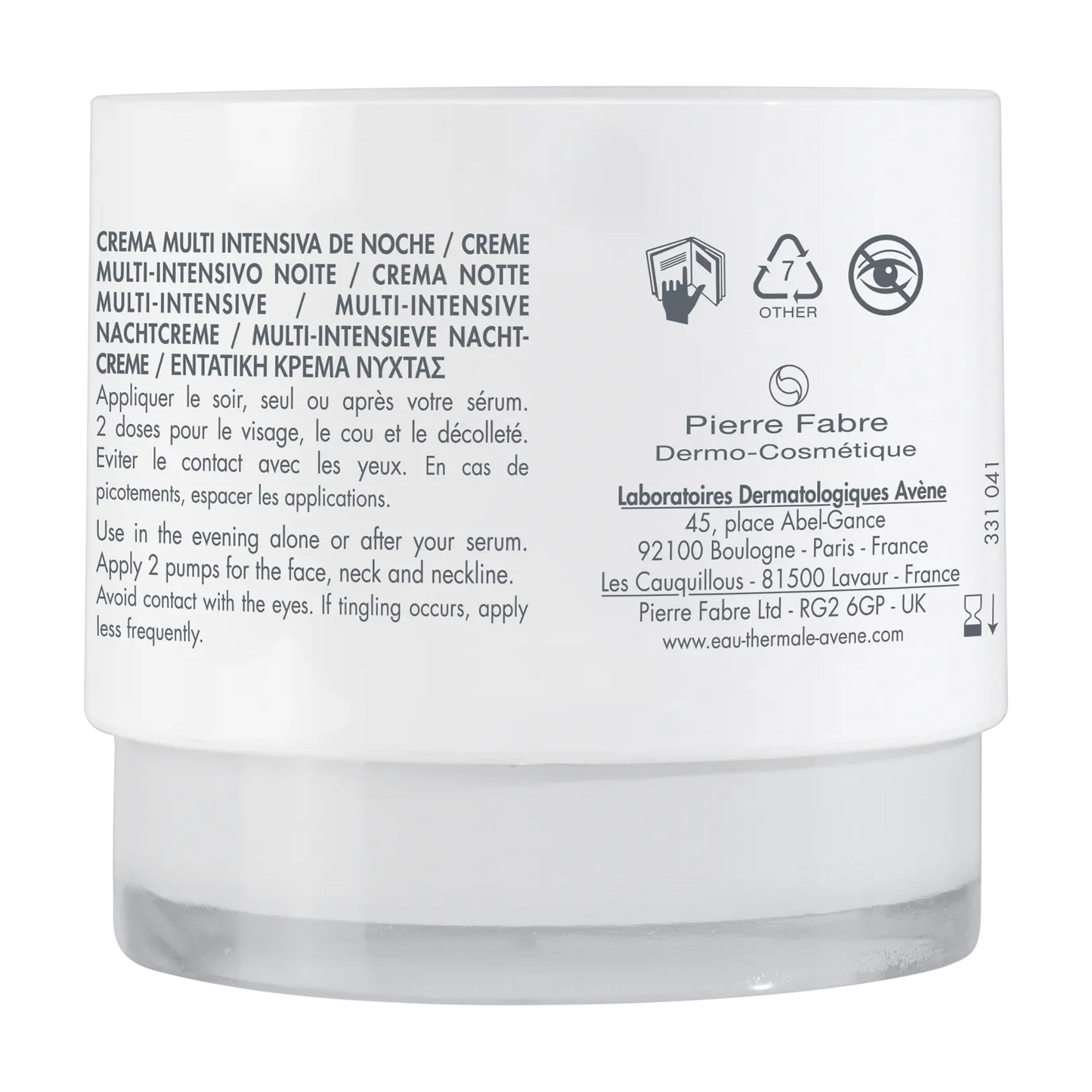 Avène - Hyaluron Activ B3 Multi-Intensive Night Cream