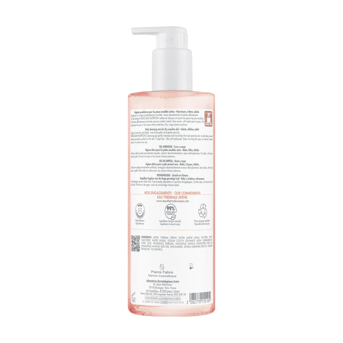 Avène - XeraCalm Nutrition Cleansing Gel