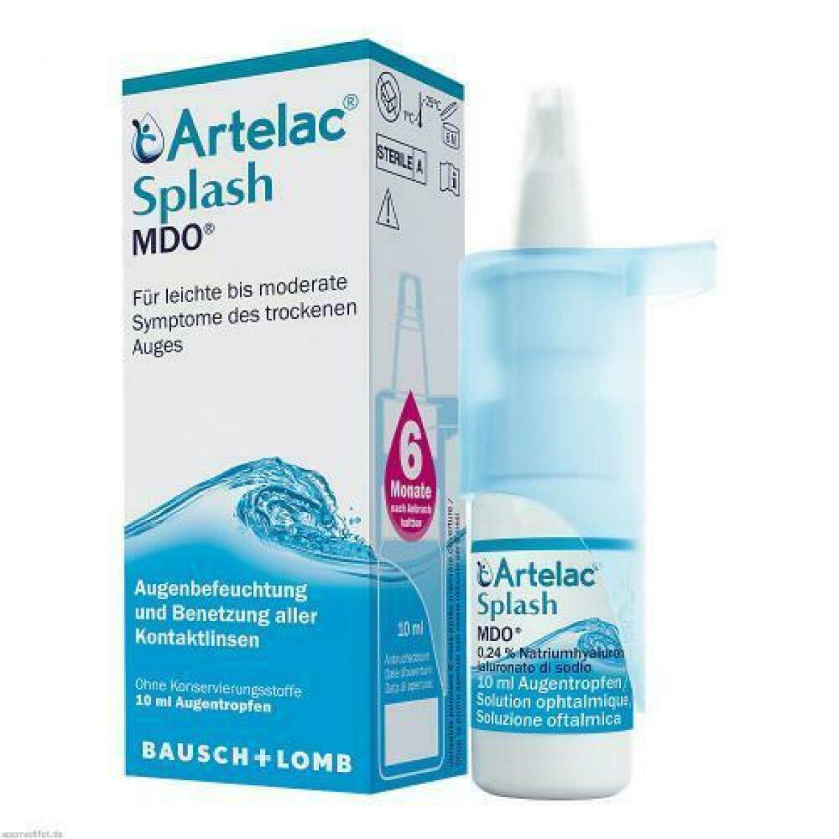 Bausch + Lomb - Artelac Splash MDO Eye Drops – 10 ml