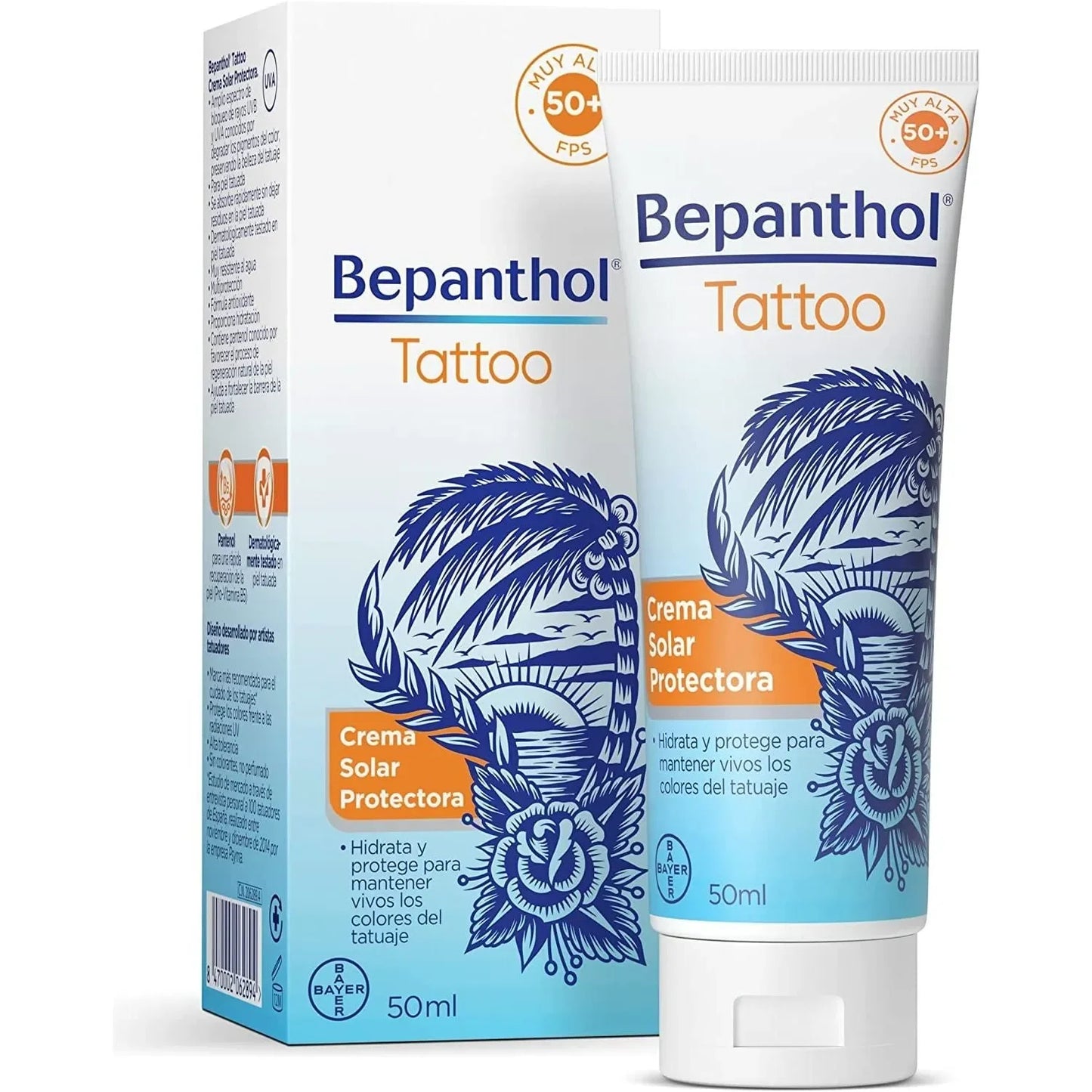 Bayer - Bepanthol Tattoo Sun Protect Spf50 - GOLDFARMACI