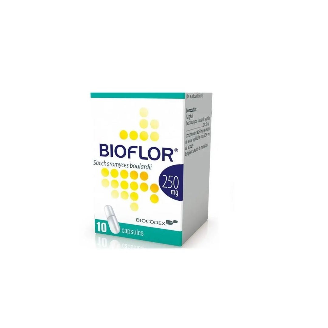 Biocodex - Bioflor 250 mg – 10 Capsules