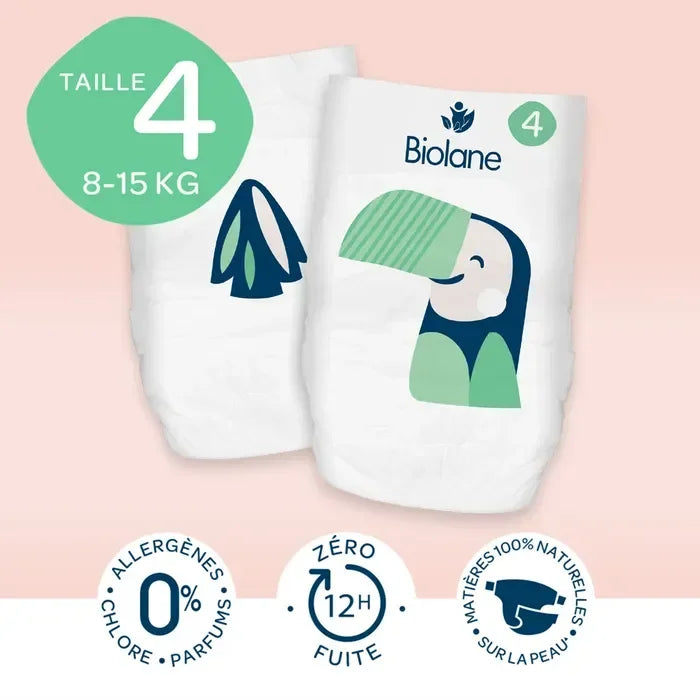 Biolane - Diapers Size 4 (7–18 kg) - GOLDFARMACI