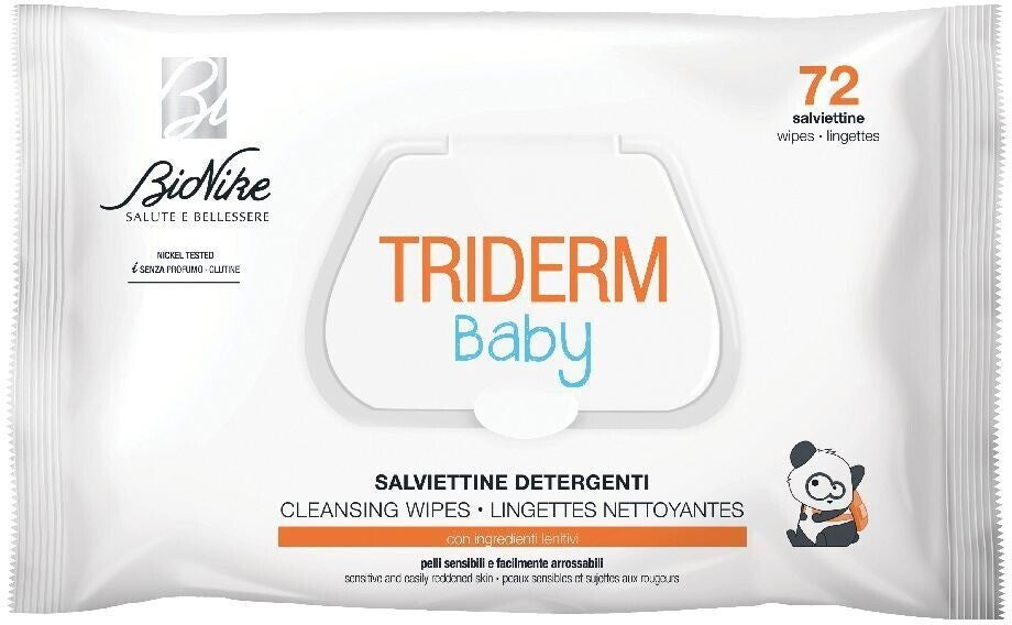 BioNike Triderm Baby Cleansing Wipes 72 pcs