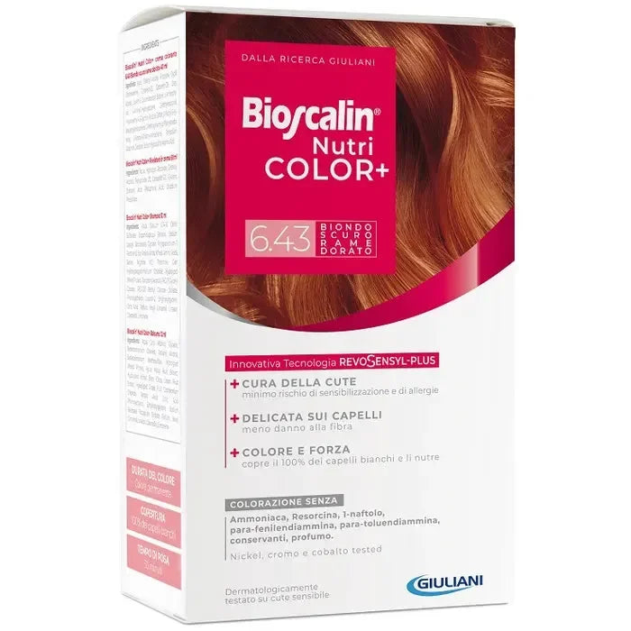 Bioscalin - Nutri Color 6.43 (Biondo Scuro Rame Dorato) - GOLDFARMACI