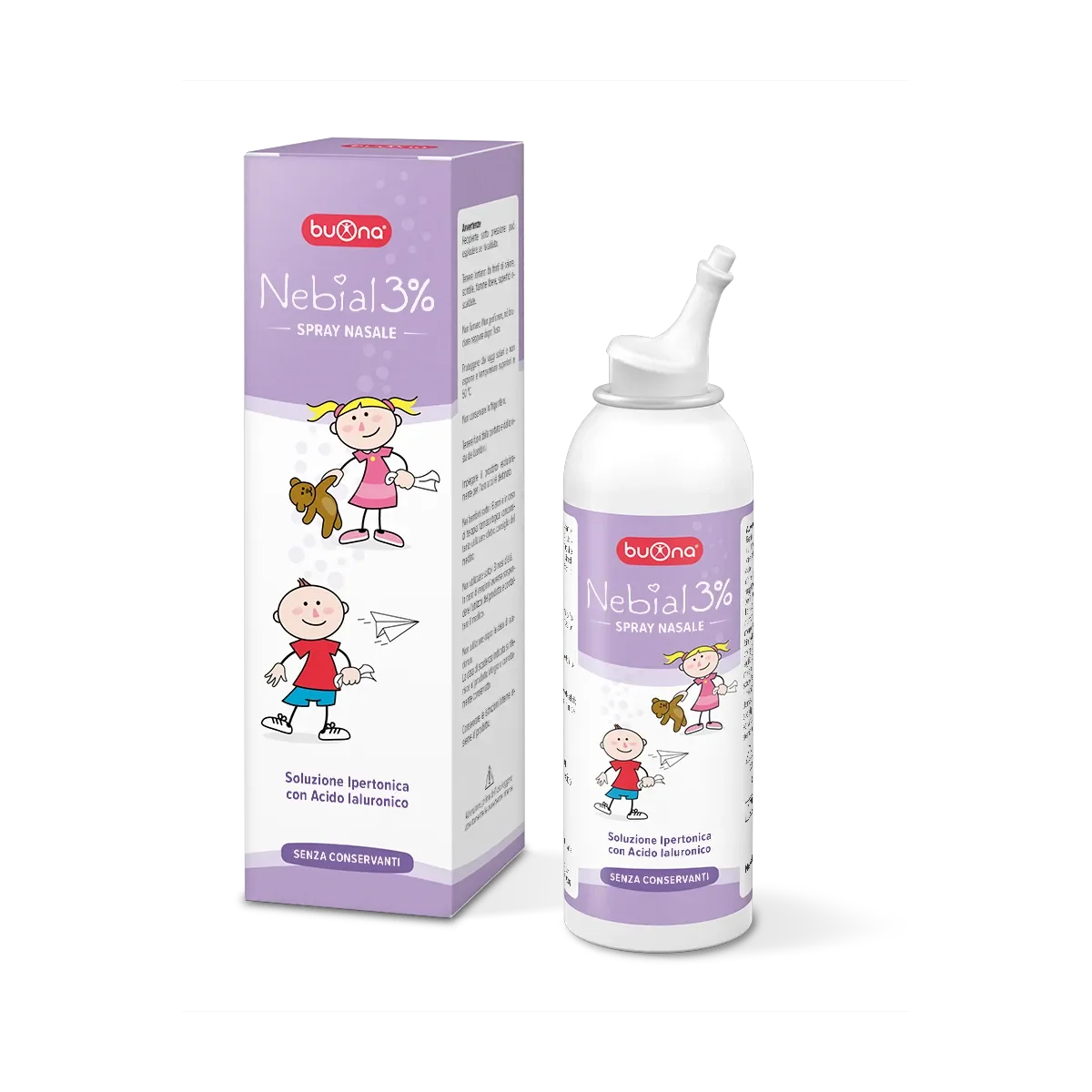 Buona - Nebial 3% Nasal Spray - GOLDFARMACI