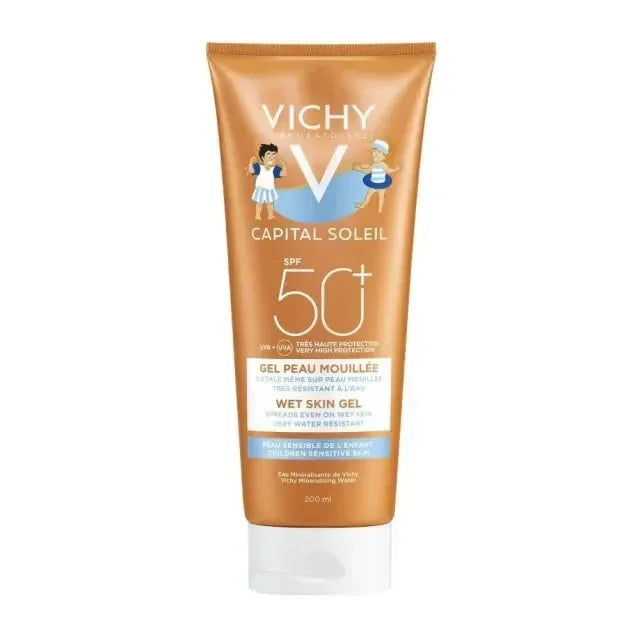 Vichy - Capital Soleil Wet Skin Technology Milk SPF50+ for Children - GOLDFARMACI