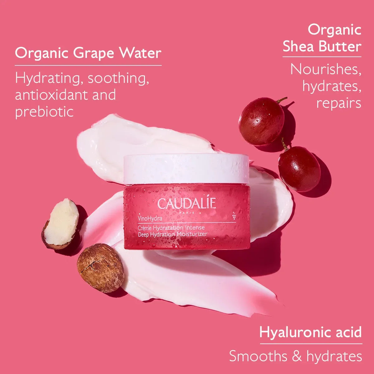 Caudalie - VinoHydra Deep Hydration Moisturizer - GOLDFARMACI