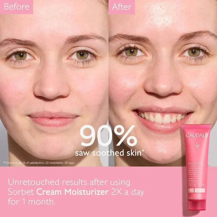 Caudalie - VinoHydra Sorbet Cream Moisturiser - GOLDFARMACI