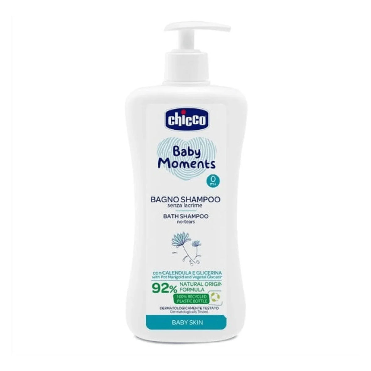 Chicco Baby Moments Bath Shampoo 0m+ 750 ml