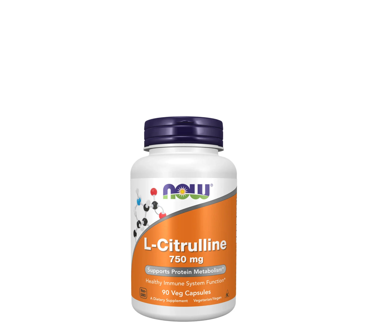 NOW L-Citrulline 750 mg – 90 Veg Capsules