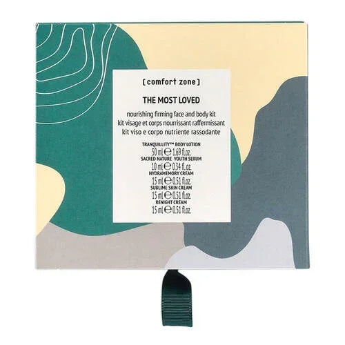 GOLDFARMACI Comfort Zone The Most Loved nourishing face and body kit gift box with abstract design