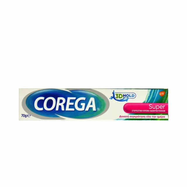 Corega Super 3D Hold Denture Adhesive Cream 70 g