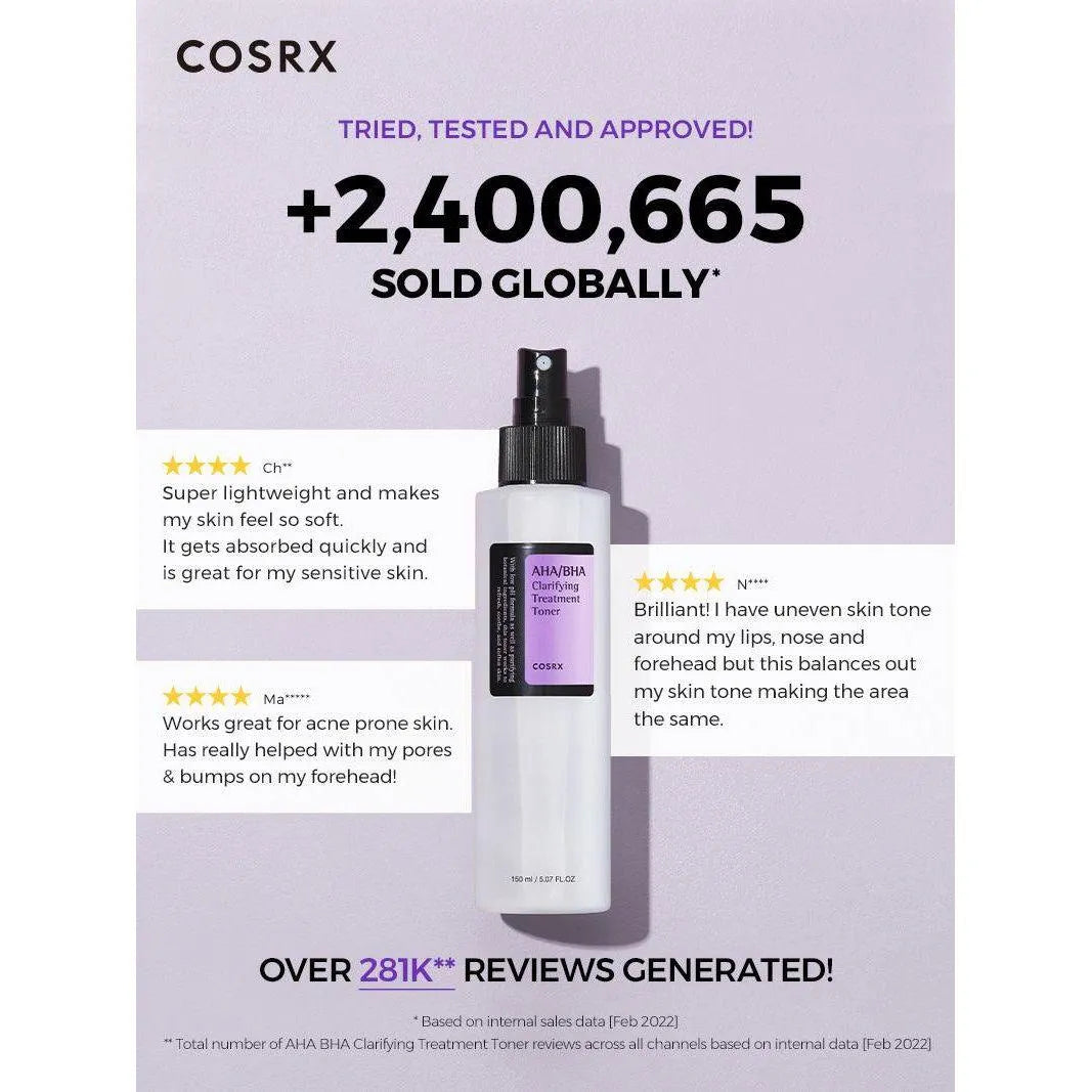 Cosrx - AHA/BHA Clarifying Treatment Toner - GOLDFARMACI