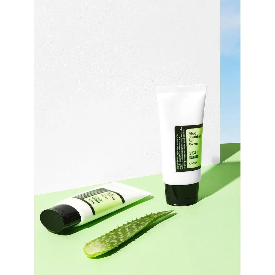 Cosrx - Aloe Soothing Sun Cream SPF50+ PA+++ - GOLDFARMACI