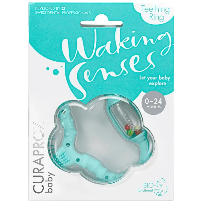 Curaprox - Curababy Teething Ring – Green - GOLDFARMACI