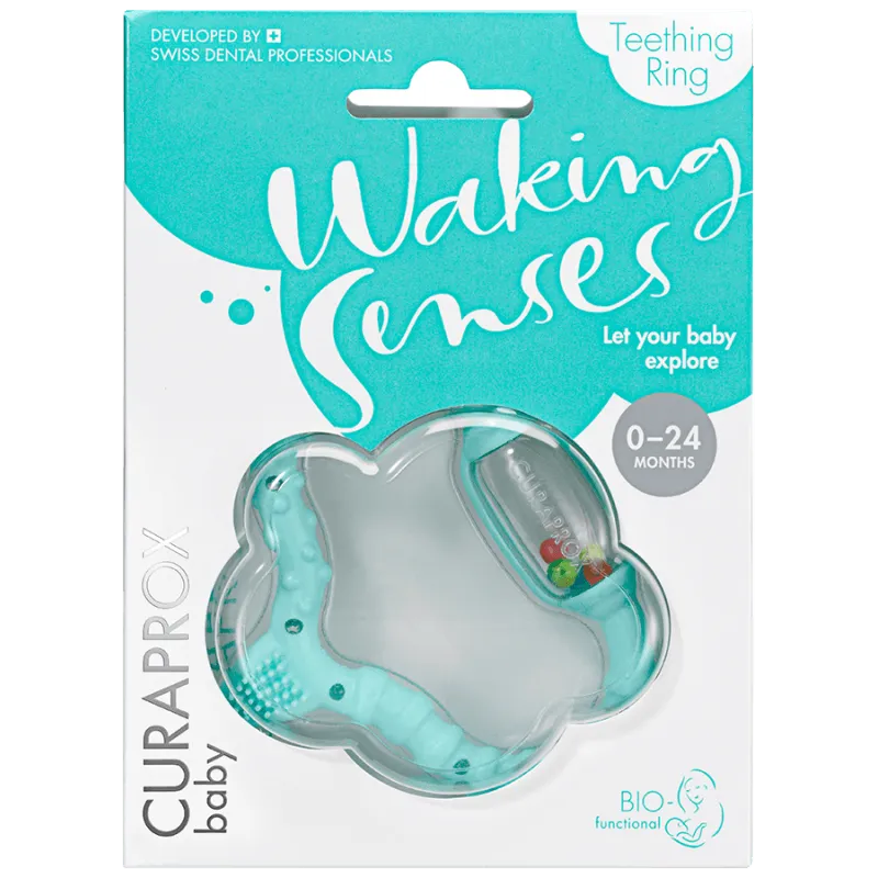 Curaprox - Curababy Teething Ring – Green - GOLDFARMACI