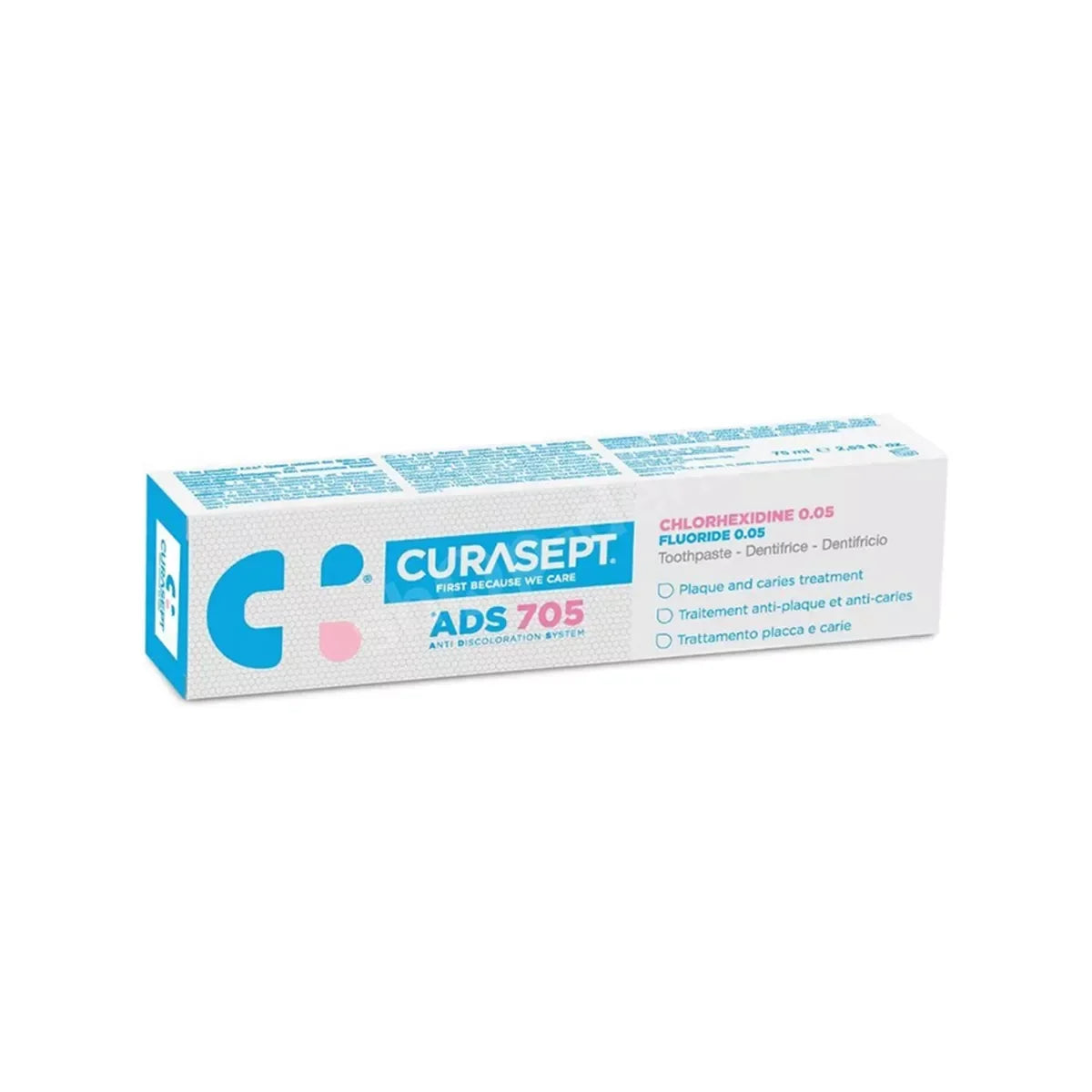 Curasept - ADS 705 Gel Toothpaste (Chlorhexidine 0.05% & Fluoride) - GOLDFARMACI