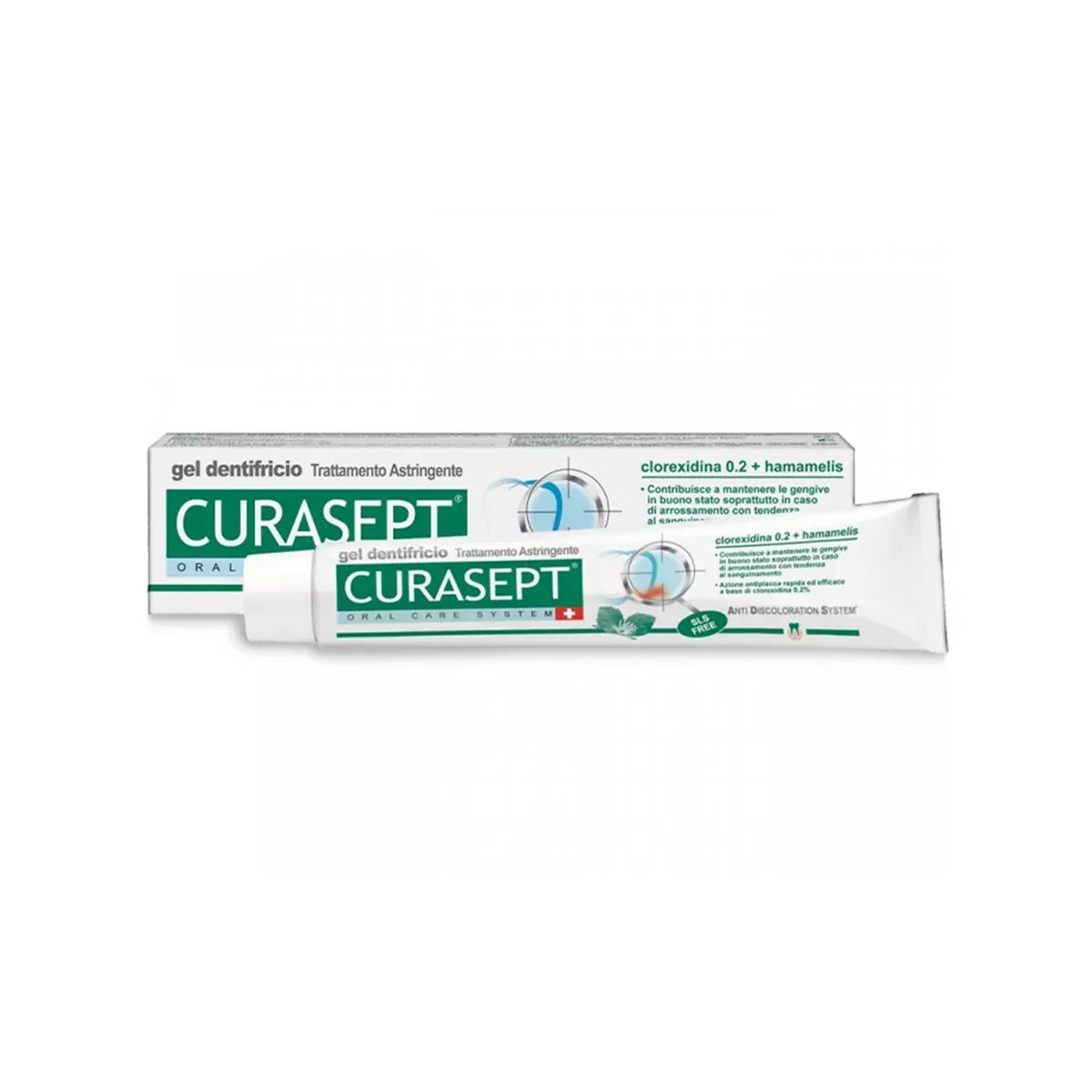 Curasept - Astringent Gel Toothpaste (Chlorhexidine 0.20) - GOLDFARMACI