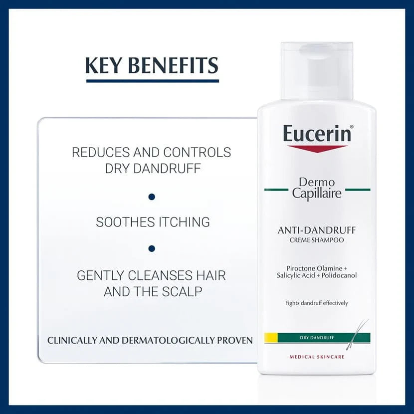 Eucerin - DermoCapillaire Anti-Dandruff Creme Shampoo (Dry Hair)