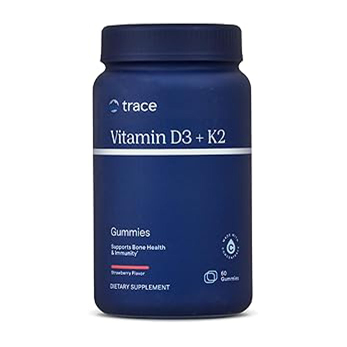Trace Minerals - Vitamin D3 5000 IU + K2 50 mcg 60 Gummies - GOLDFARMACI