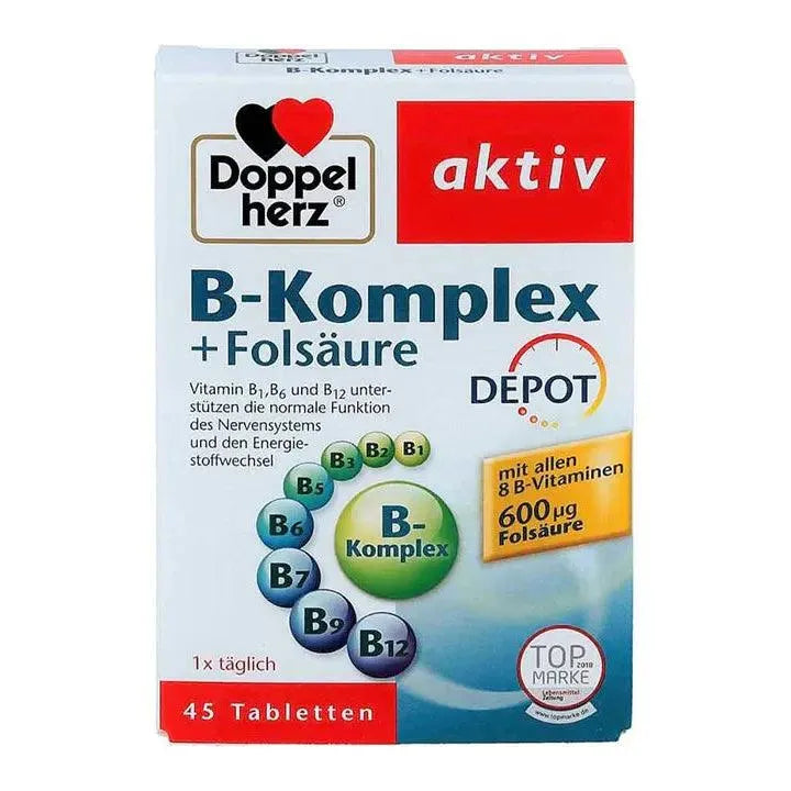 DoppelHerz - B-Komplex Depot, 45tab - GOLDFARMACI