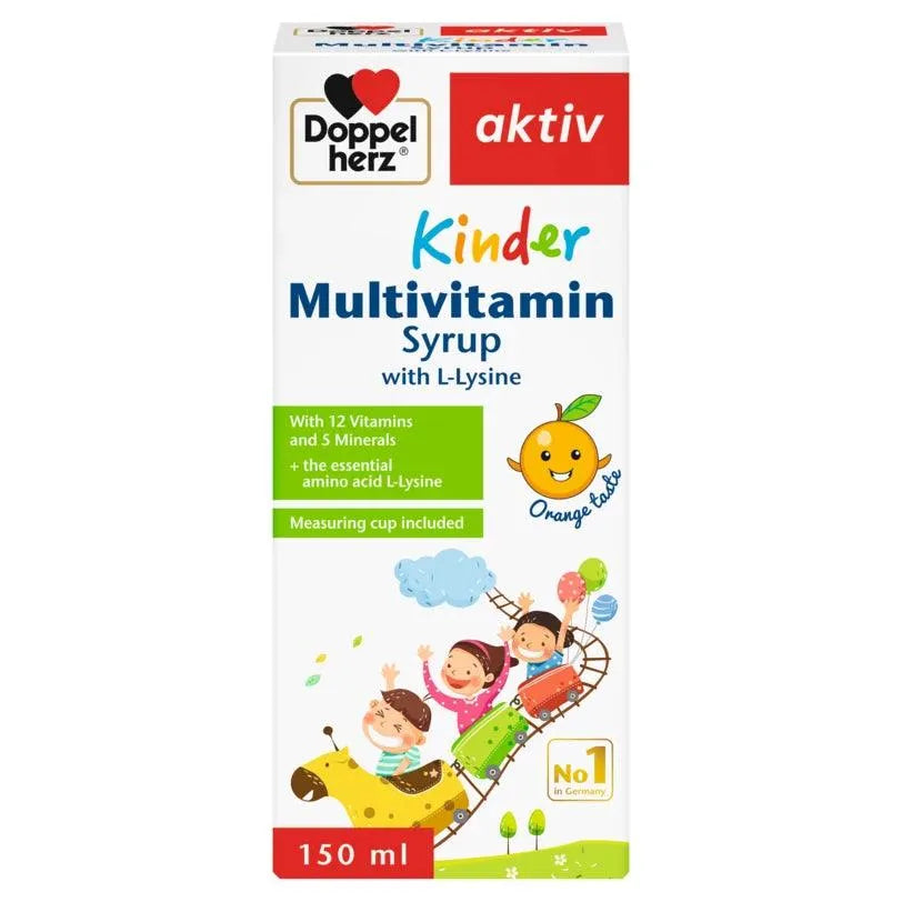 DoppelHerz - Kinder Multivitamin Syrup 150ml - GOLDFARMACI