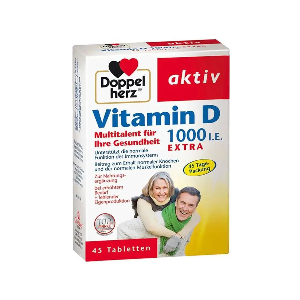 DoppelHerz - Vitamin D 1000 I.E, 45 Tab - GOLDFARMACI