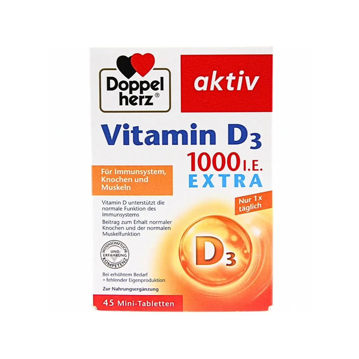 DoppelHerz - Vitamin D 1000 IU