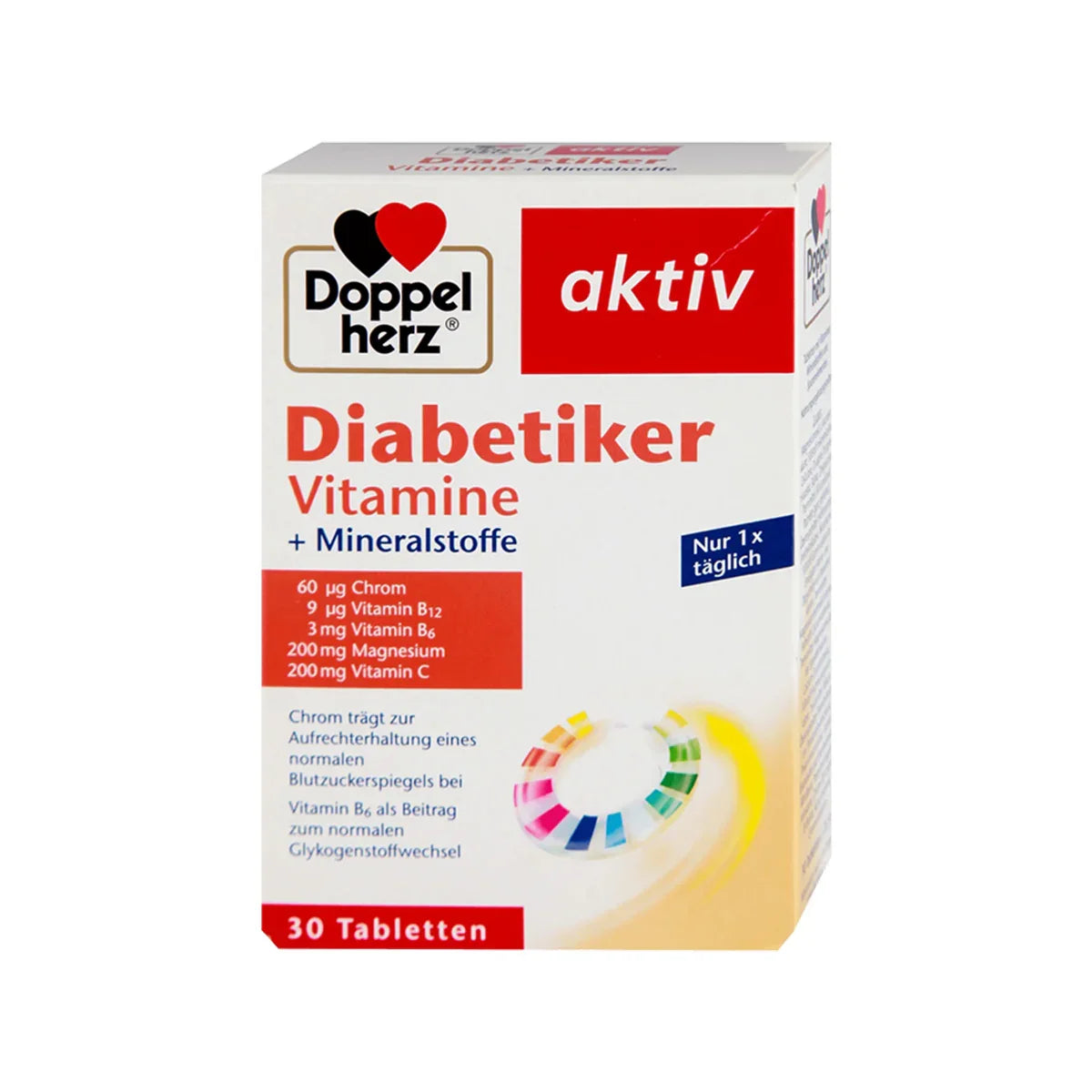 DoppelHerz - Vitamins for Diabetics (Diabetiker) 30tabs - GOLDFARMACI