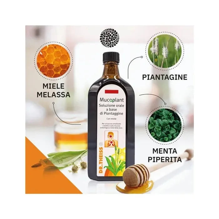 Dr. Theiss - Mucoplant Plantain Syrup - GOLDFARMACI