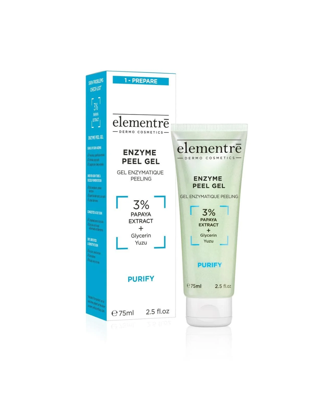 Elementre - Enzyme Peeling Gel 3% Papaya Extract – 75 ml