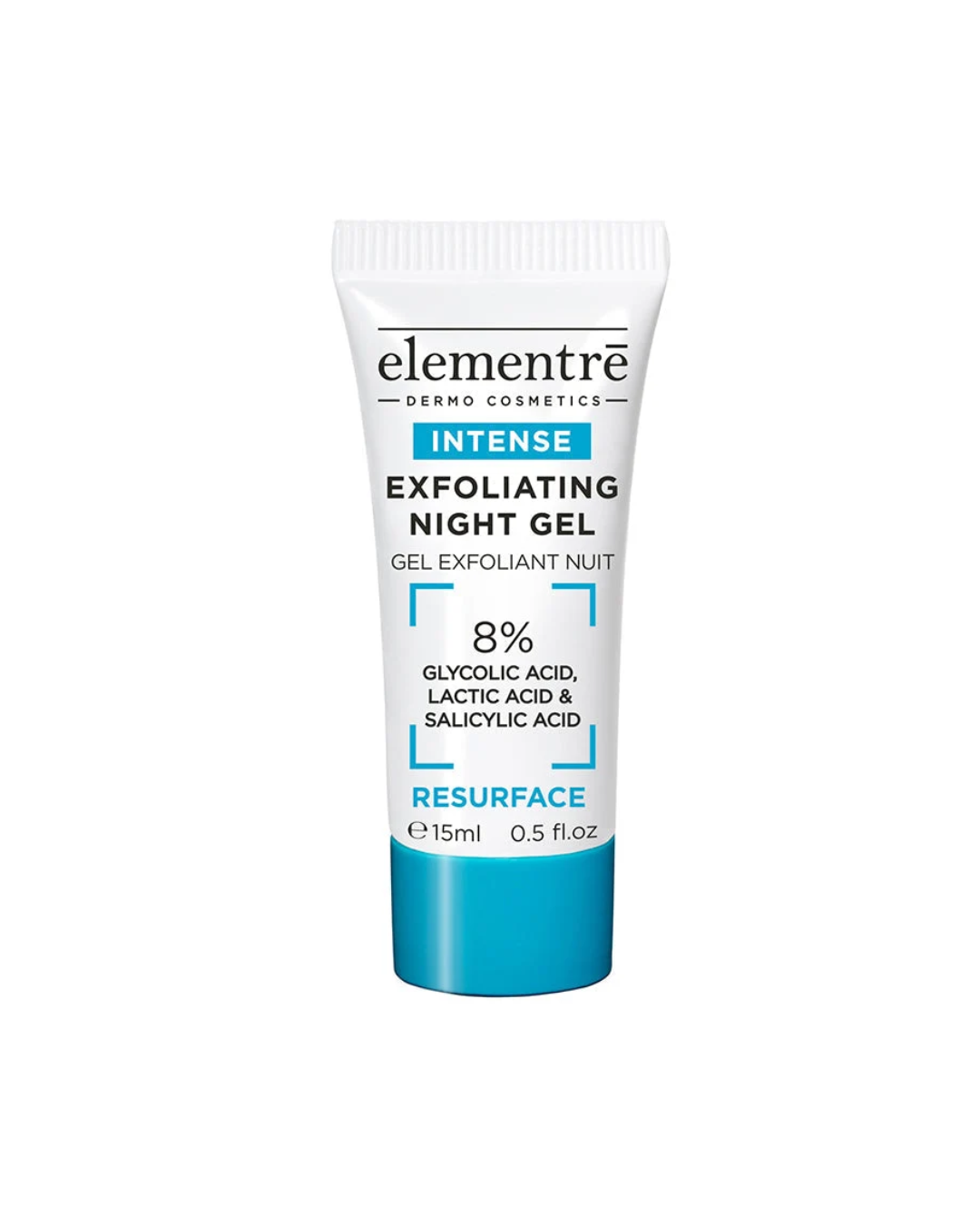 Elementre - Exfoliating Night Gel Intense 8% – 15 ml